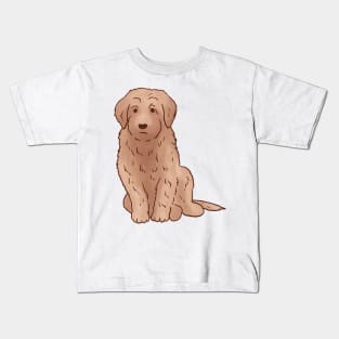 Golden Doodle art Kids T-Shirt